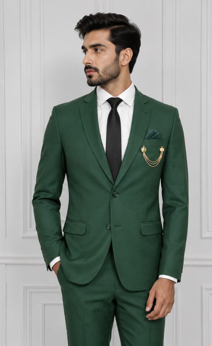 saif fashion Men Solid Single Breasted Festive & Wedding Blazer-picture-43