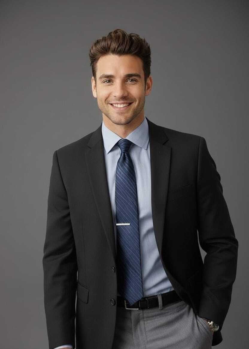 Men Solid Single Breasted Casual Blazer