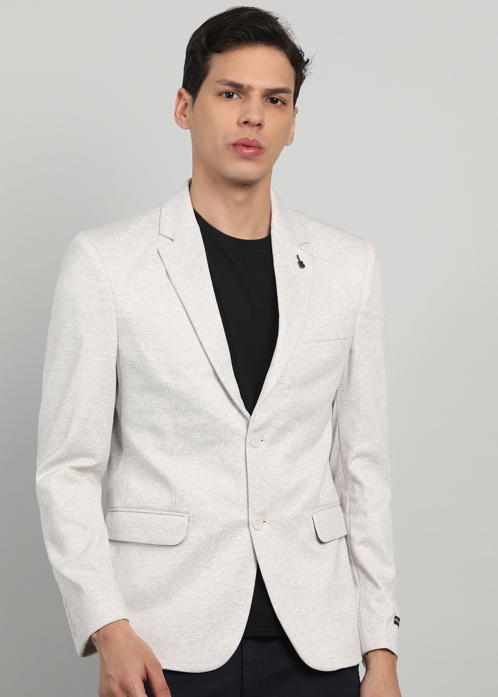 killer Men Striped Single Breasted Casual Blazer-picture-16