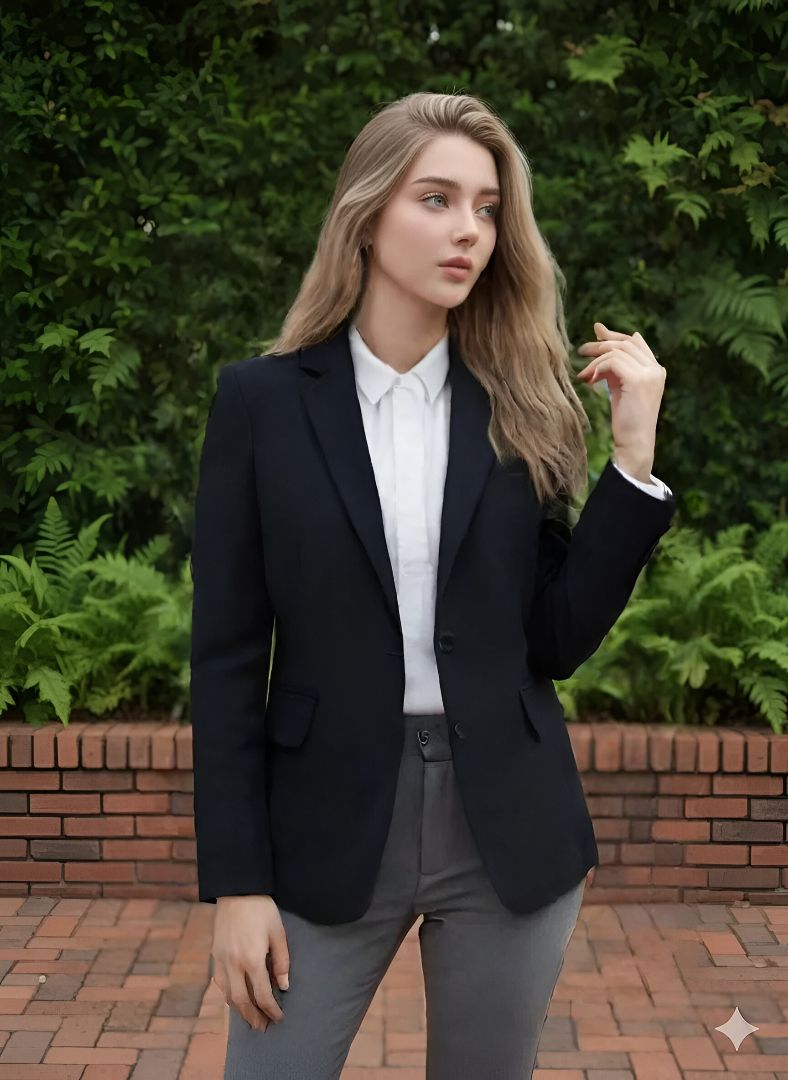 cadmon fashion Women Solid Single Breasted Casual Blazer-picture-26