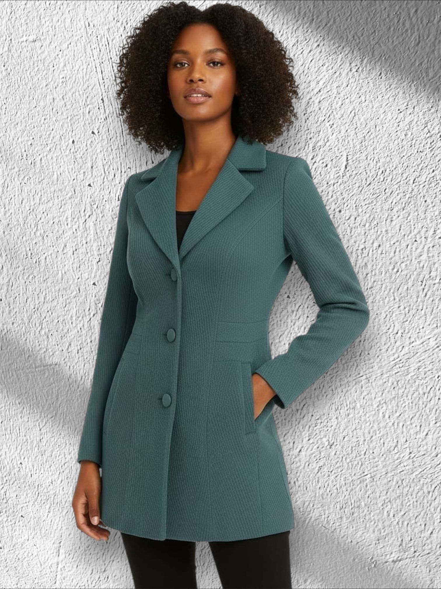 pepzoo Women Solid Double Breasted Casual Blazer-picture-24