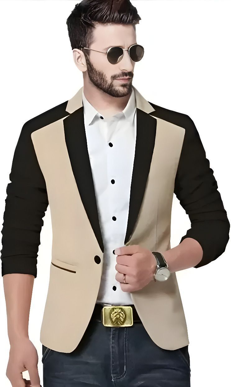 darbar in Men Solid Single Breasted Casual, Formal, Festive & Wedding Blazer-picture-11