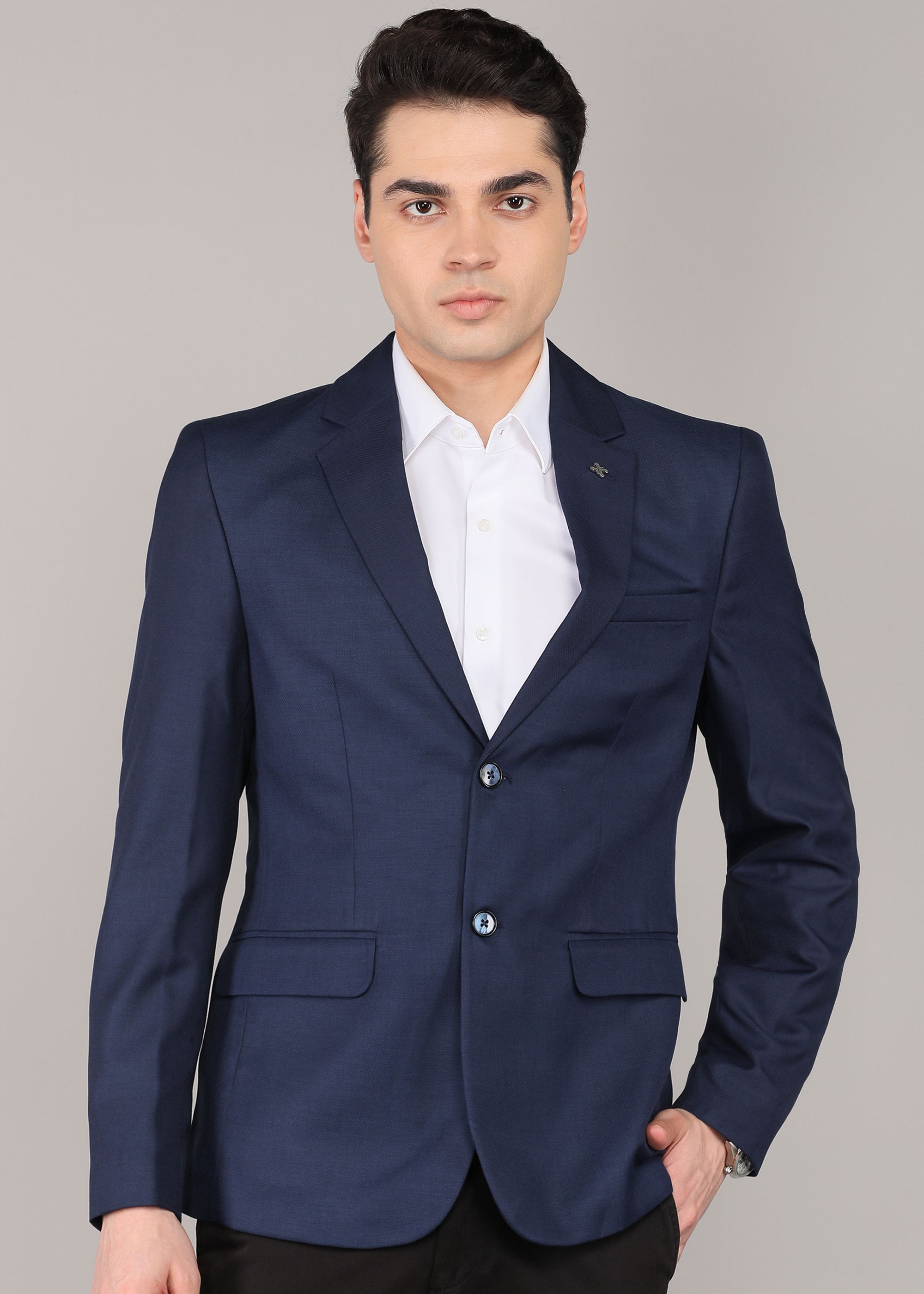 killer Men Solid Single Breasted Casual Blazer-picture-33