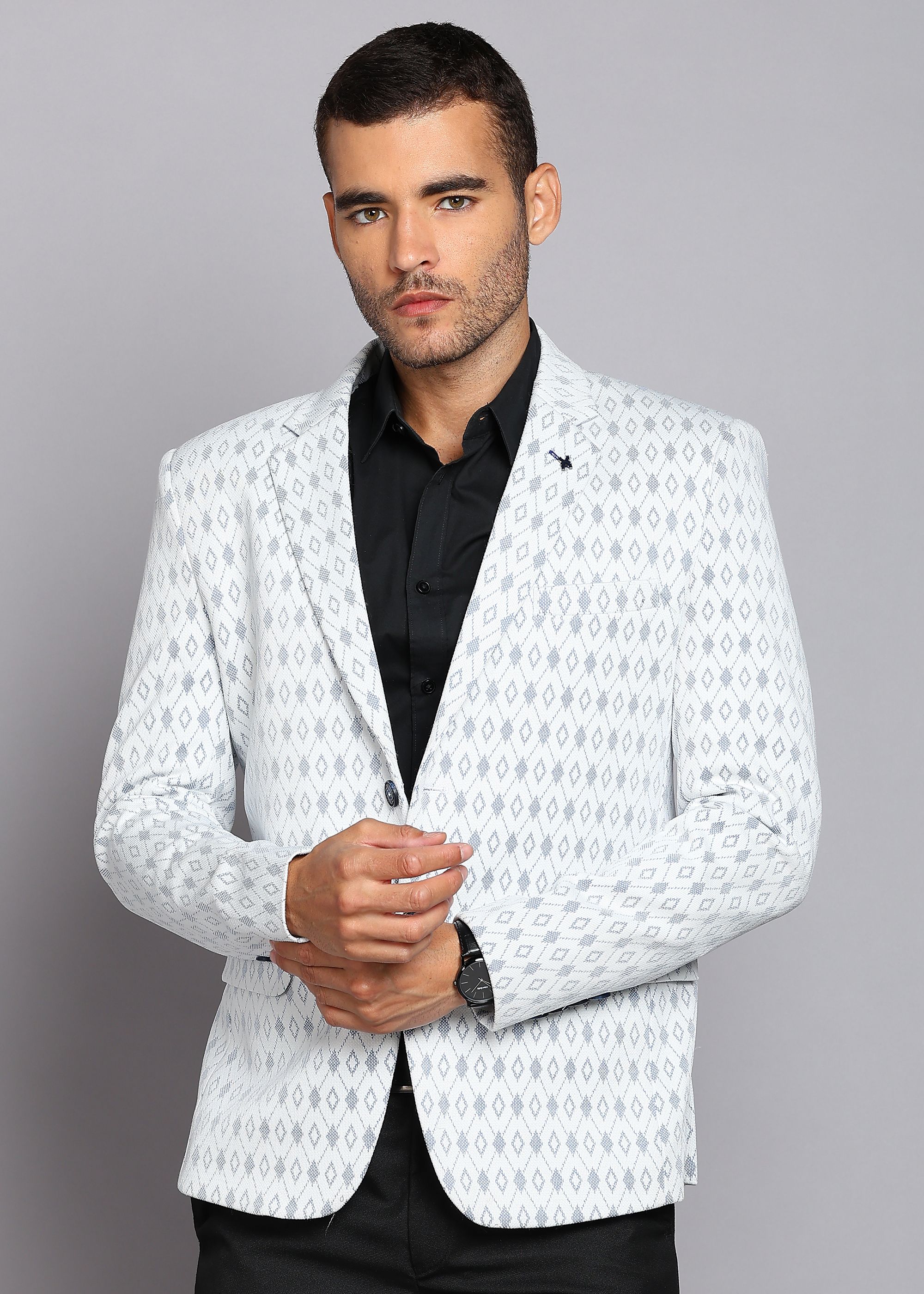 killer Men Printed Single Breasted Casual Blazer-picture-18