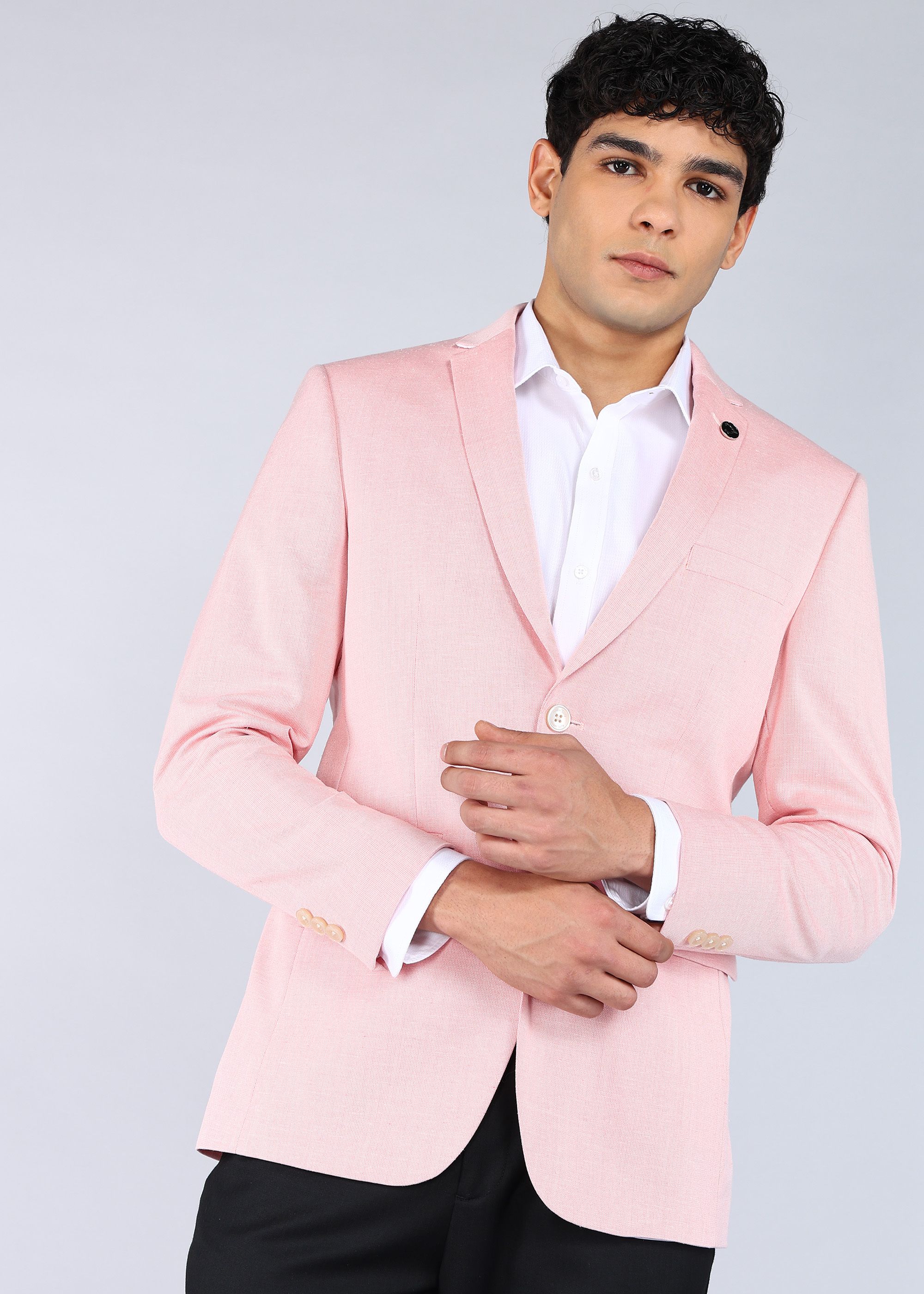 allen solly Men Solid Tuxedo Style Formal Blazer-picture-21