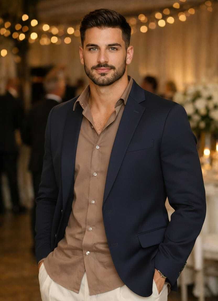 purever india Men Solid Single Breasted Festive & Wedding Blazer-picture-29