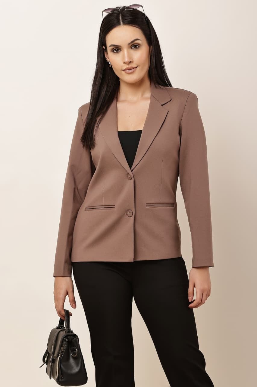 astiva Women Solid Single Breasted Casual, Formal, Festive, Lounge Wear, Wedding Blazer-picture-25
