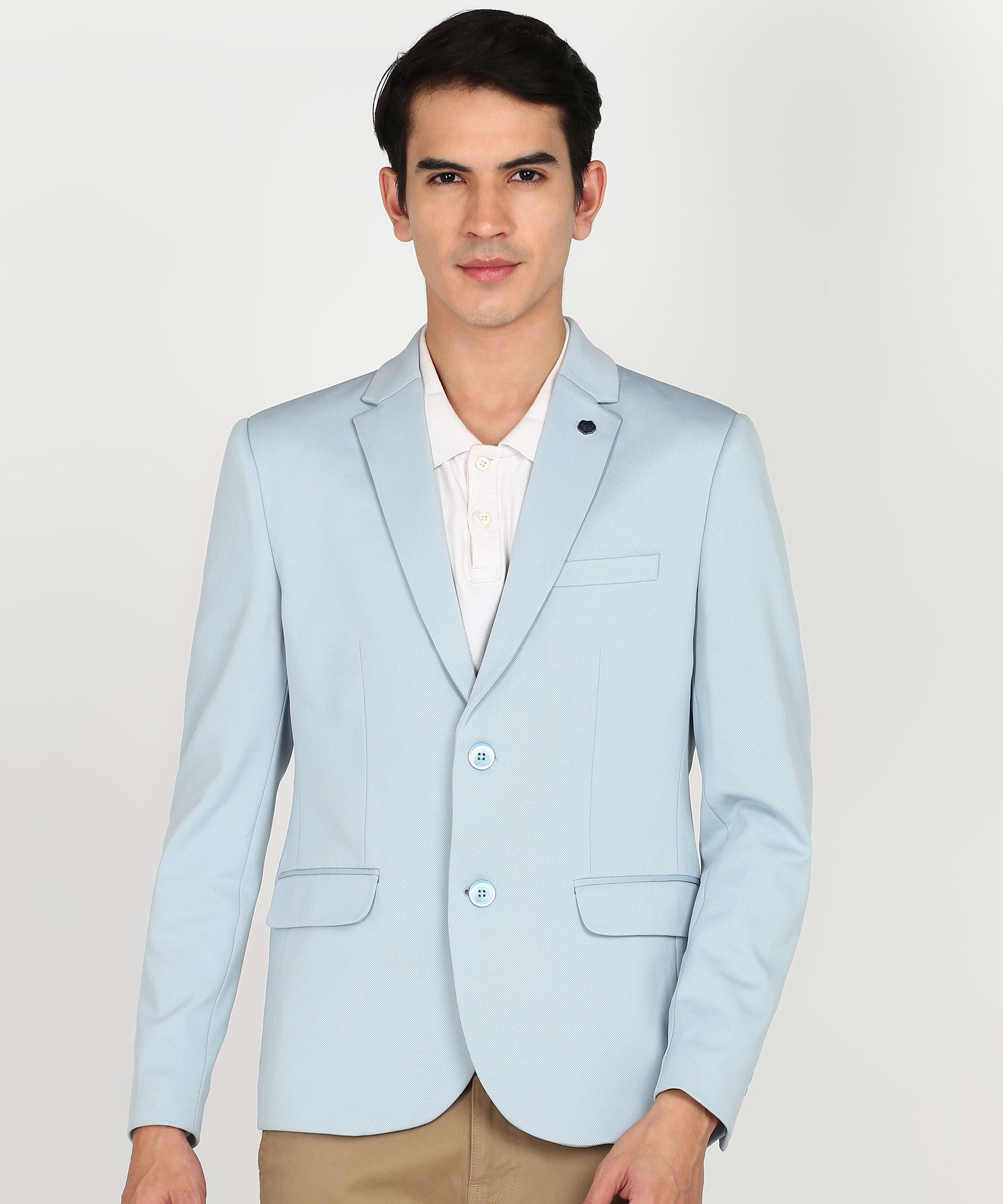 killer Men Solid Single Breasted Casual Blazer-picture-30