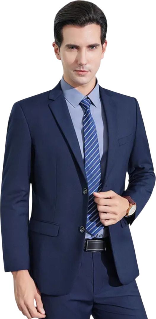 Men Solid Single Breasted Festive & Wedding, Party Blazer