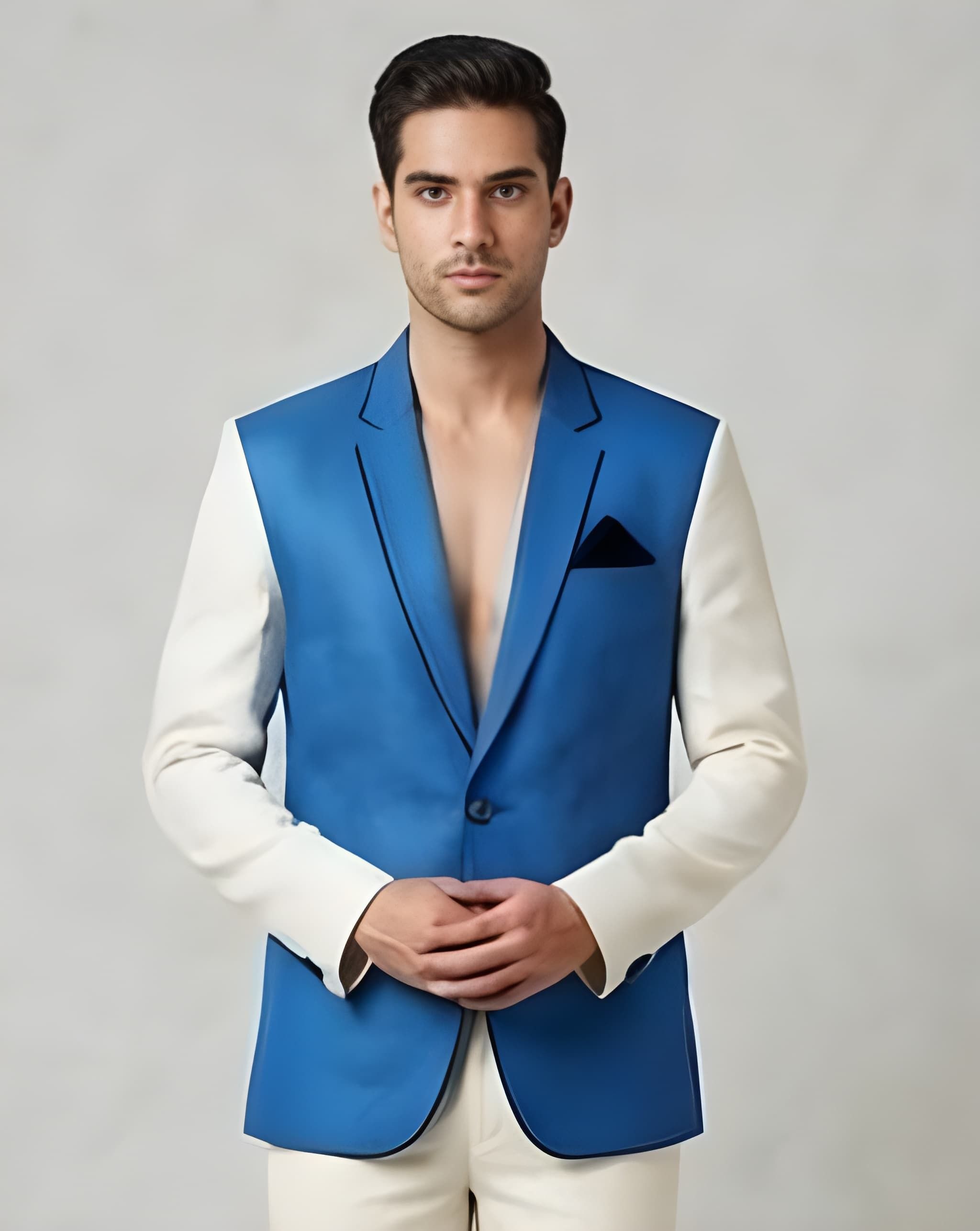 anju clothes Men Solid Single Breasted Casual, Festive Blazer-picture-26