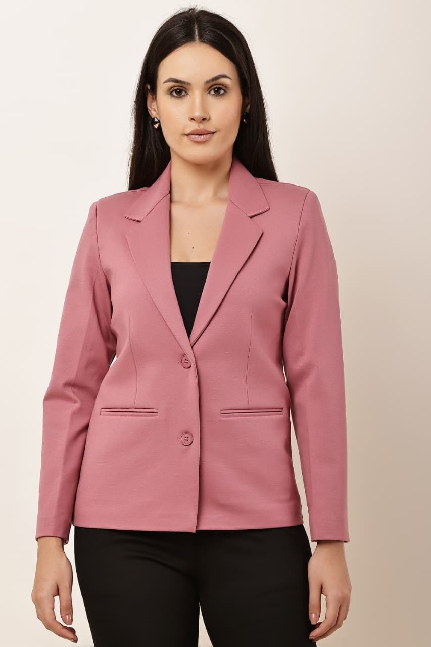 astiva Women Solid Single Breasted Casual, Formal, Festive, Lounge Wear, Wedding Blazer-picture-36