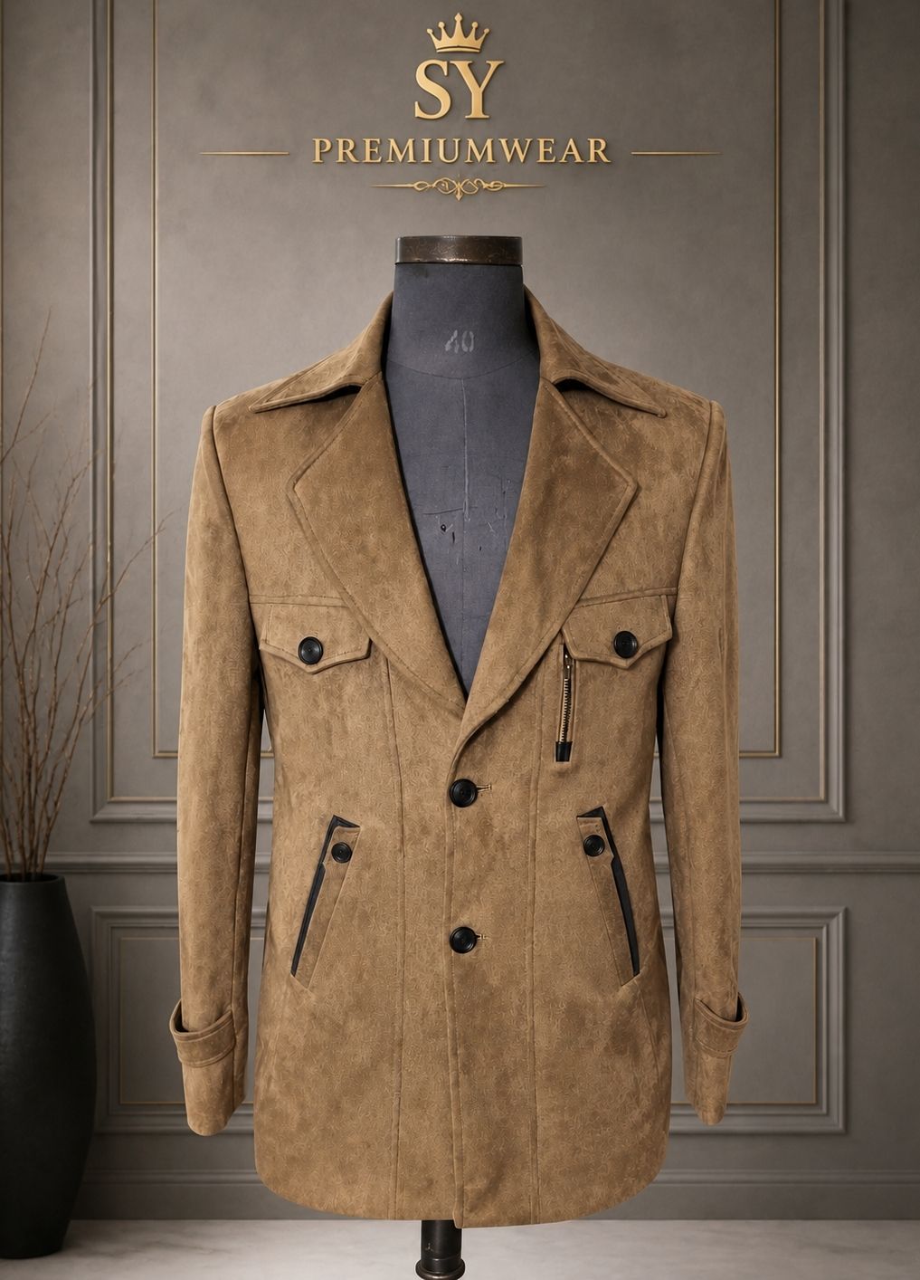 Men Self Design Mandarin Festive, Beach Wear, Party, Wedding, Lounge Wear, Casual, Formal, Festive & Wedding, Sports Blazer-image-22