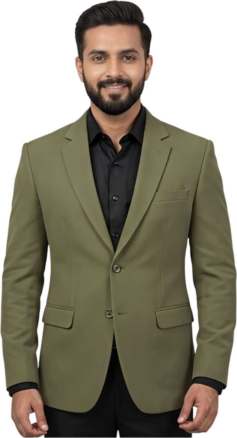 svm Men Solid Single Breasted Beach Wear, Casual, Festive, Festive & Wedding, Formal, Lounge Wear, Party, Sports, Wedding Blazer-picture-29