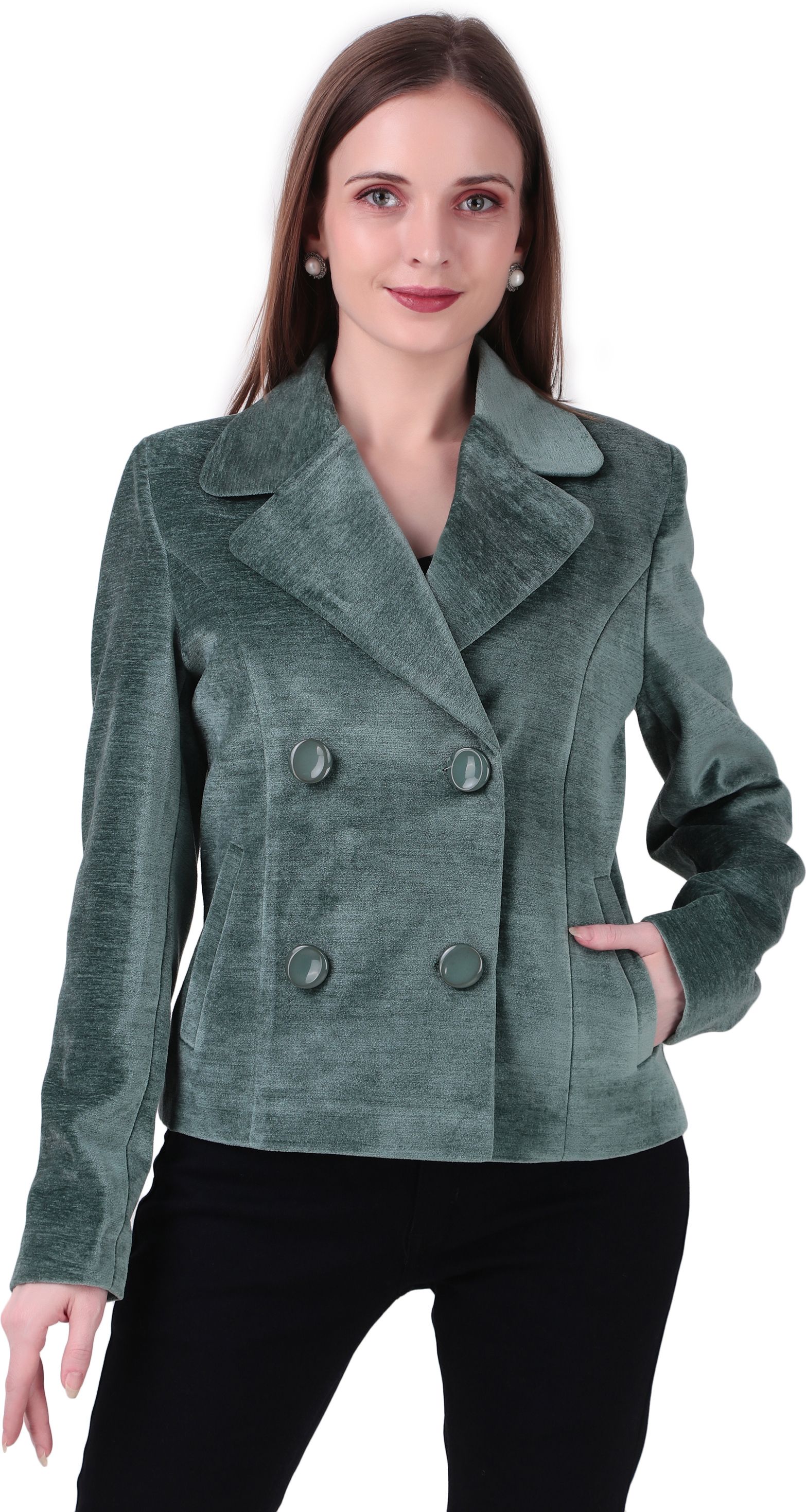emiranza fashion Women Solid Single Breasted Casual Blazer-picture-29