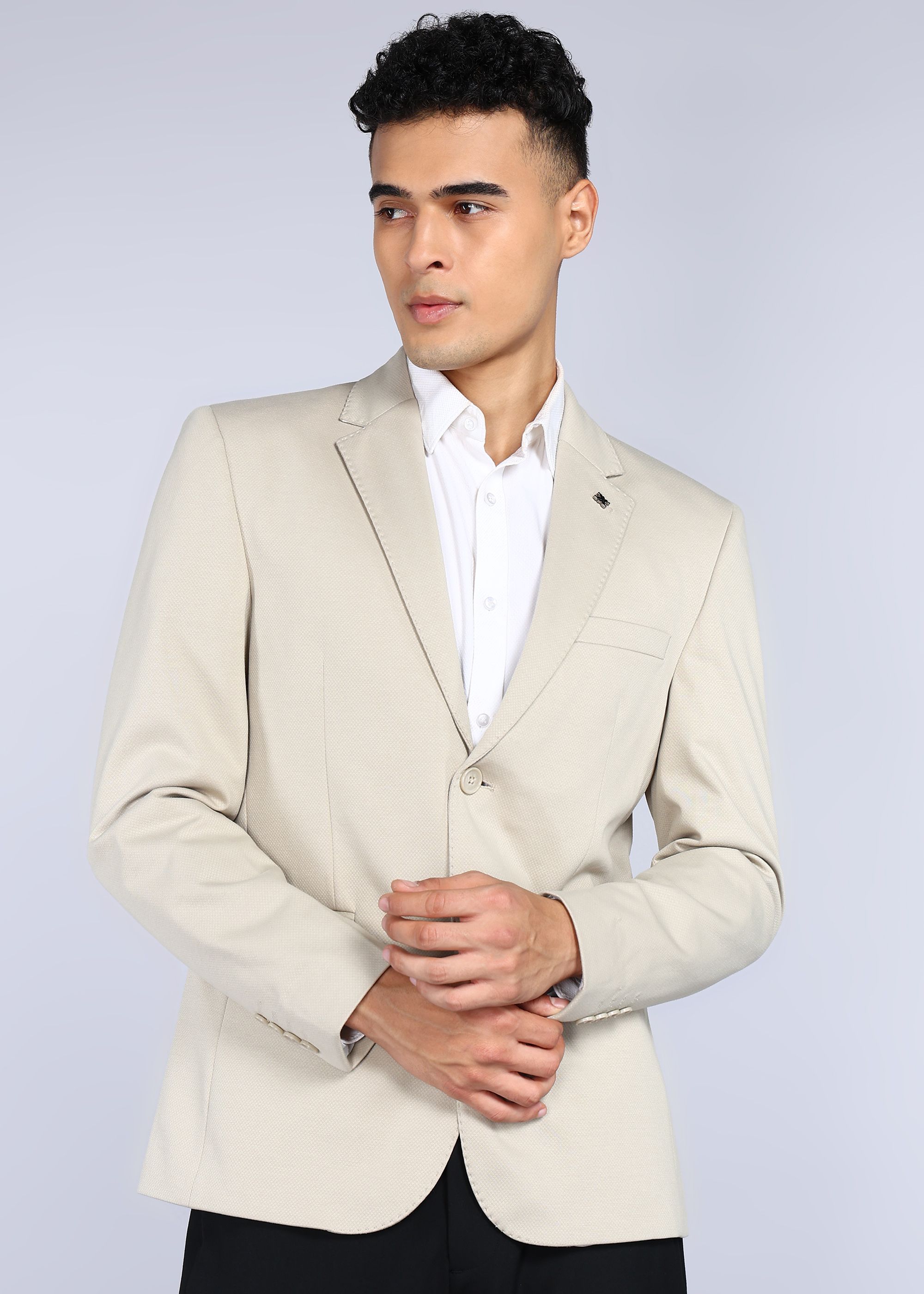 killer Men Solid Single Breasted Casual Blazer-picture-25