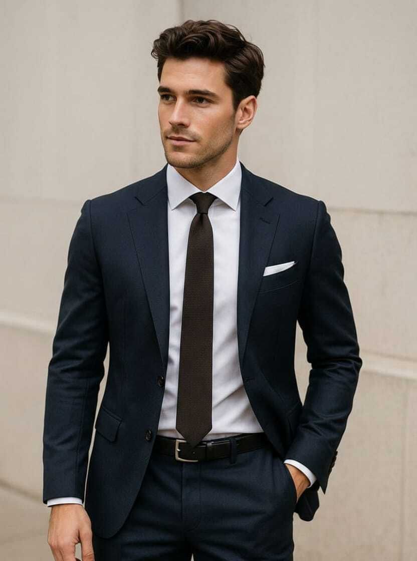 cadmon Men Solid Single Breasted Festive & Wedding Blazer-picture-34