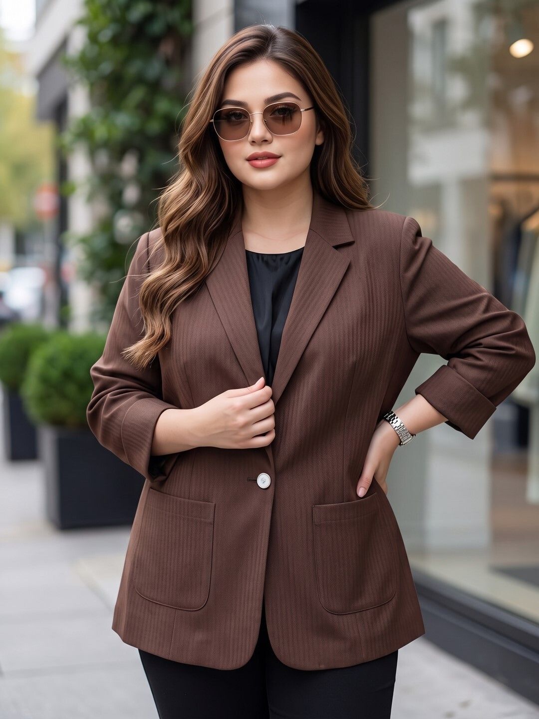 new-18 Women Solid Single Breasted Casual Blazer-picture-37