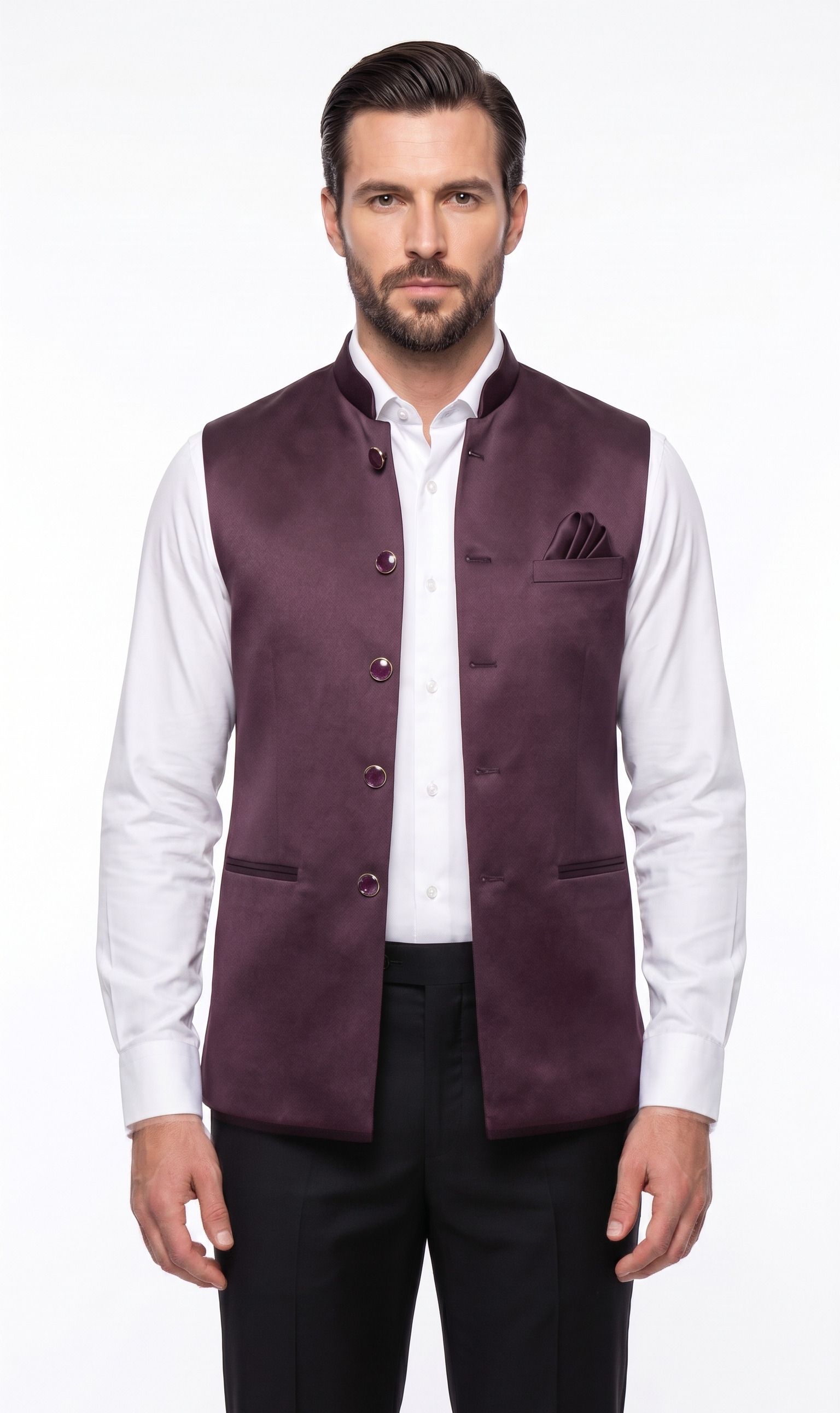 blazer world Solid Men Waistcoat-picture-27