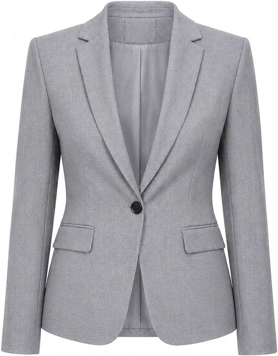 bhavya exports Women Solid Single Breasted Formal Blazer-picture-20