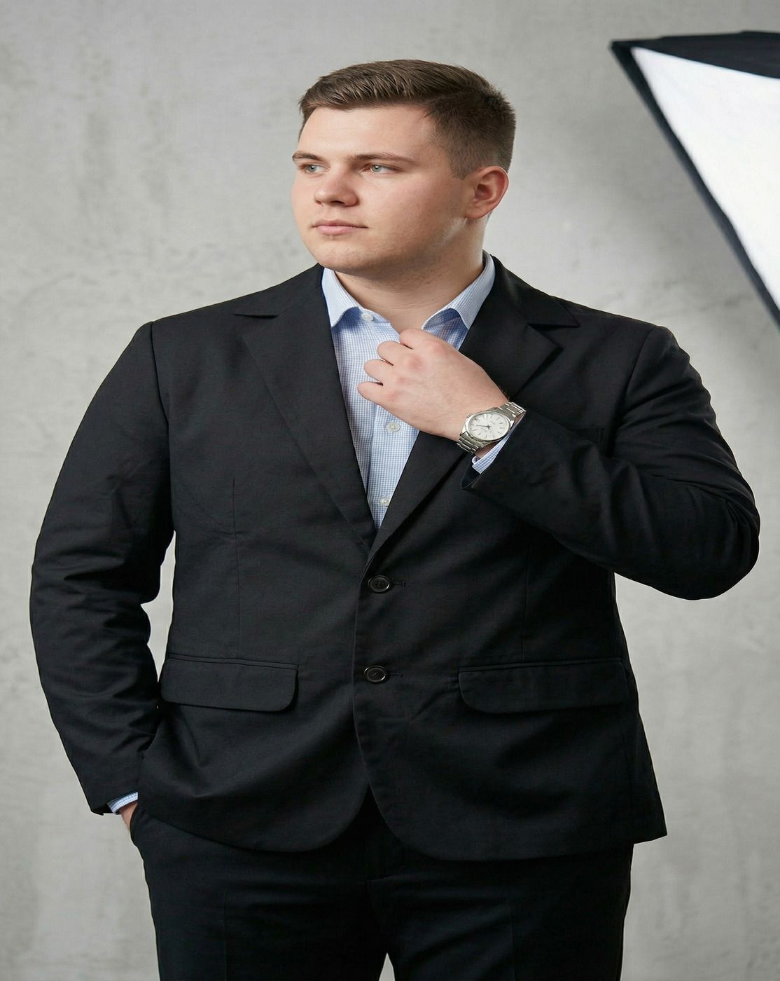 rajenderani Men Solid Single Breasted Party Blazer-picture-16