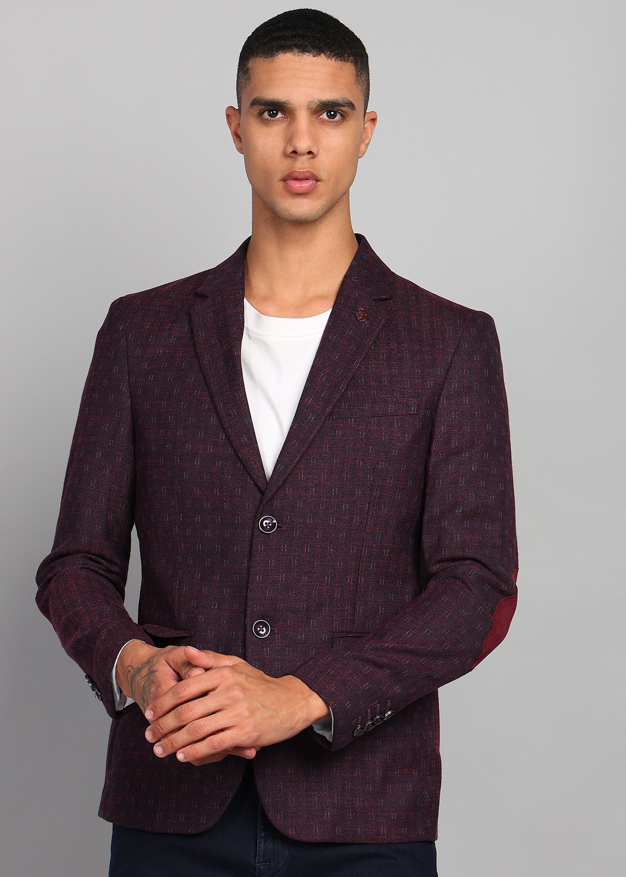 killer Men Printed Single Breasted Casual Blazer-picture-24