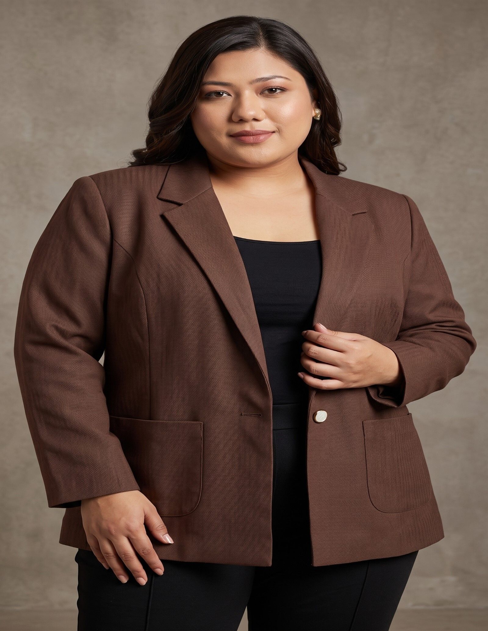 perfect productions Women Solid Single Breasted Casual Blazer-picture-24