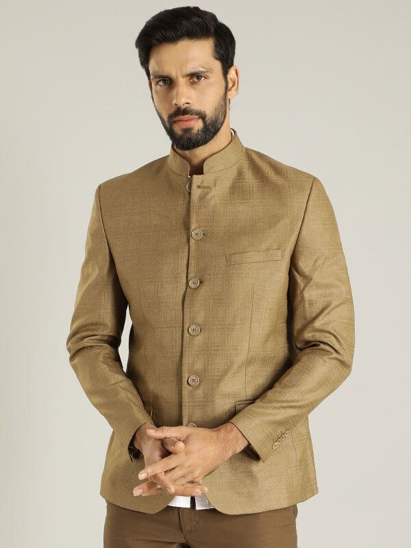 indian terrain Men Solid Single Breasted Casual Blazer-picture-12