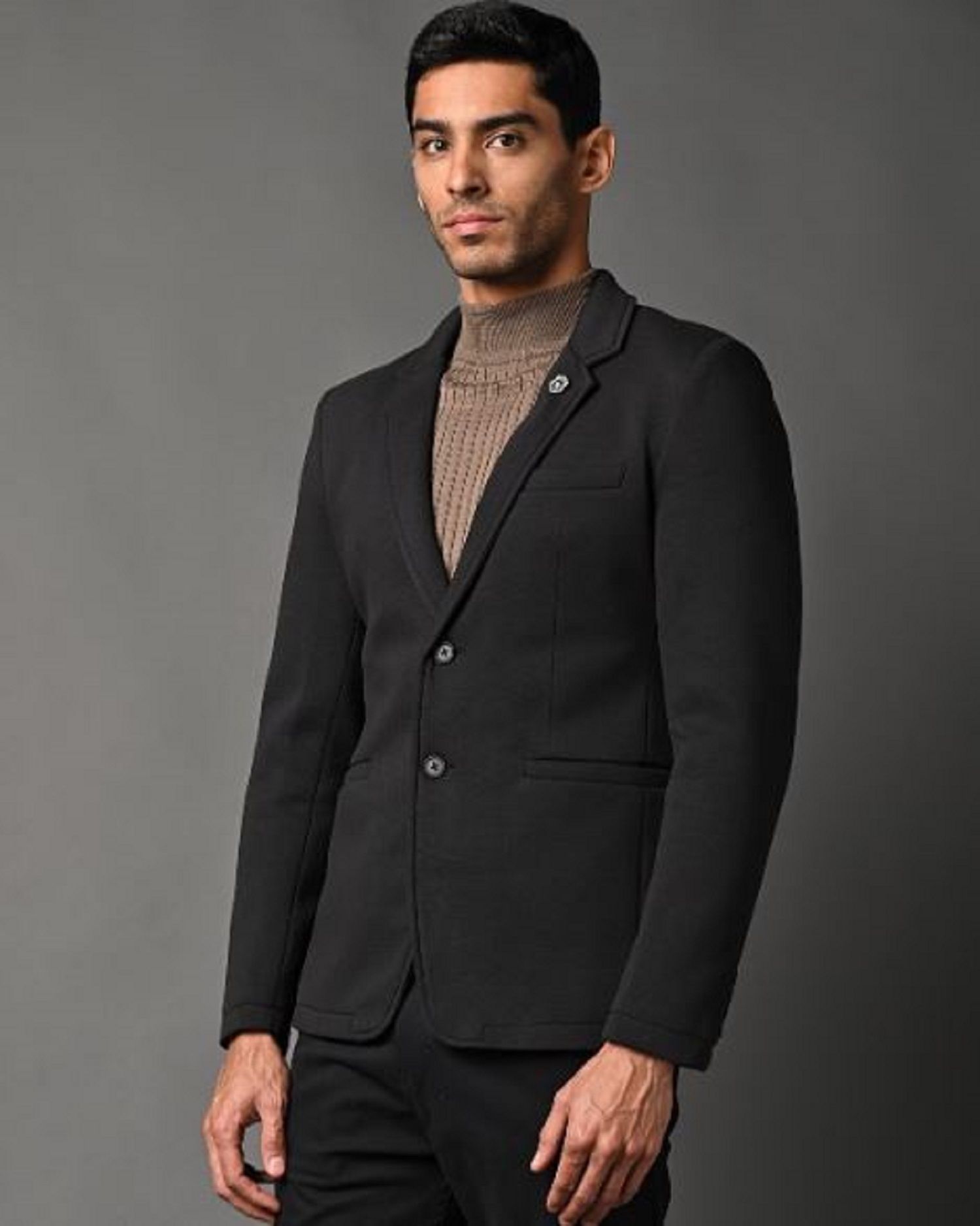 fort collins Men Solid Single Breasted Casual Blazer-picture-26