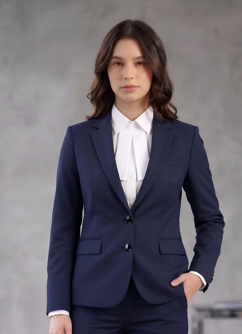 cadmon Women Solid Single Breasted Casual Blazer-picture-36