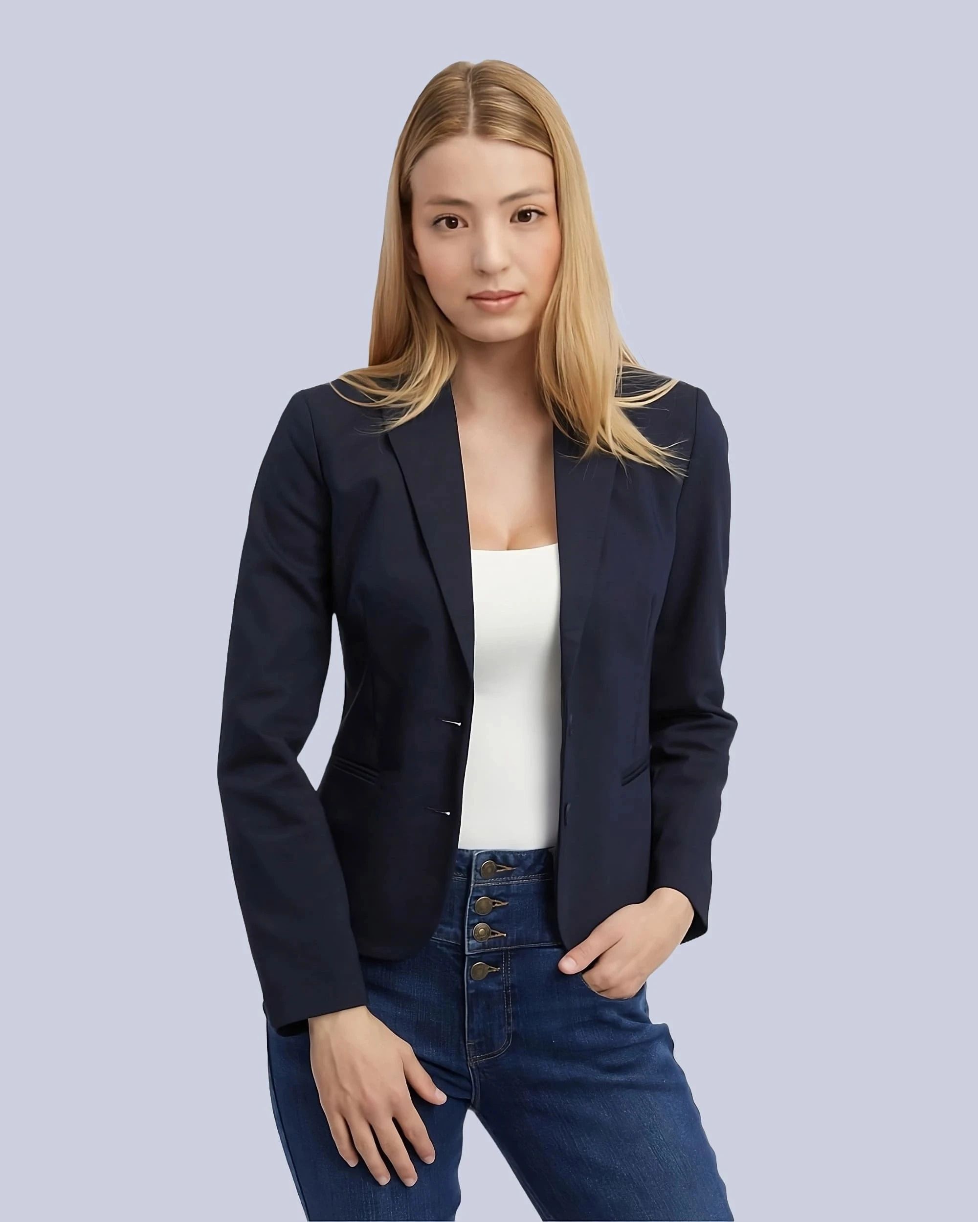 rocksy Women Solid Single Breasted Casual Blazer-picture-19