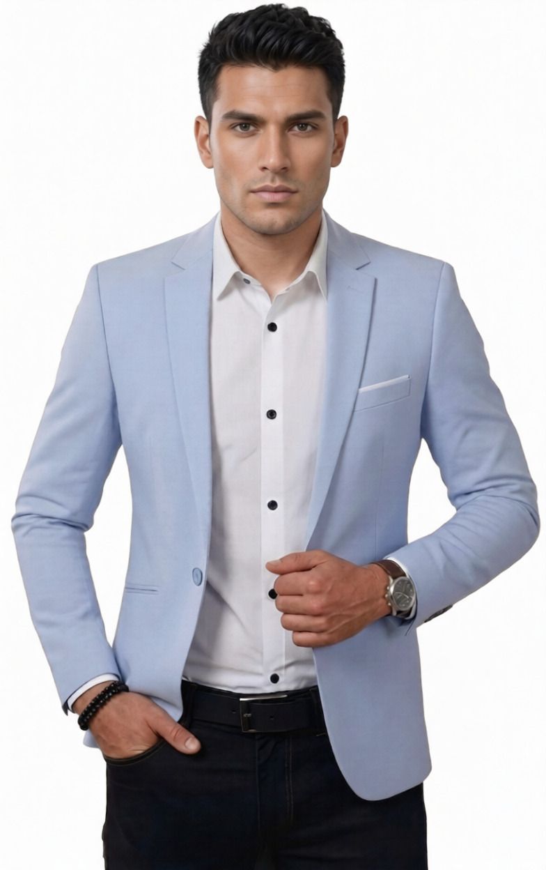 darbar in Men Solid Single Breasted Casual, Formal, Festive & Wedding Blazer-picture-26