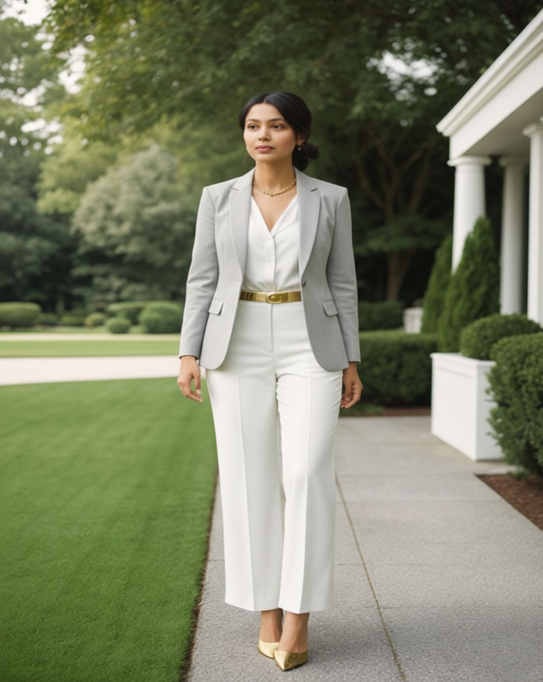 cadmon Women Solid Single Breasted Casual Blazer-picture-15
