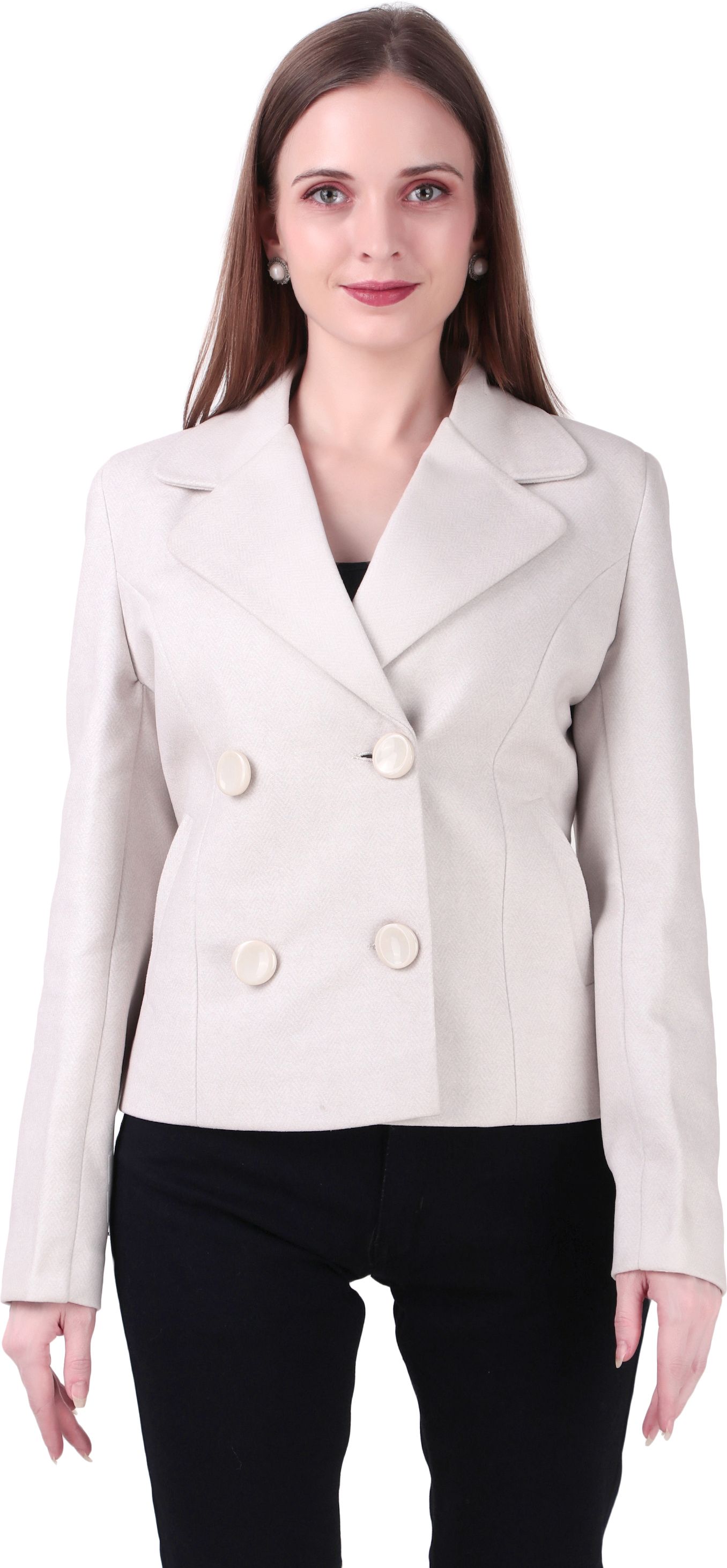 emiranza fashion Women Solid Single Breasted Casual Blazer-picture-18
