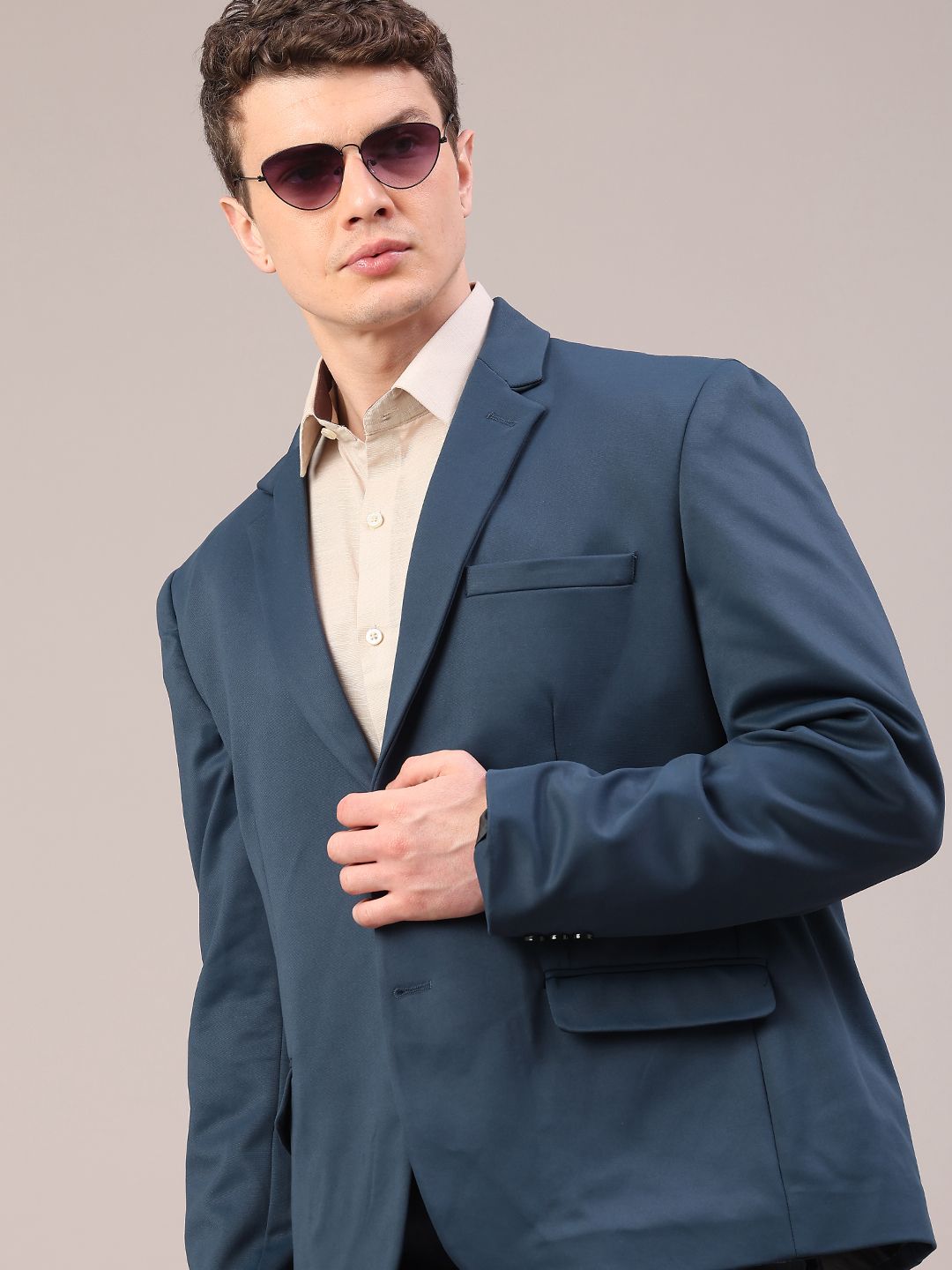 v-mart Men Solid Single Breasted Casual, Formal Blazer-picture-27