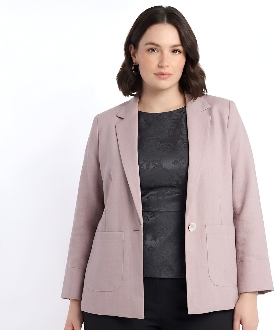 cadmon Women Solid Single Breasted Casual Blazer-picture-28