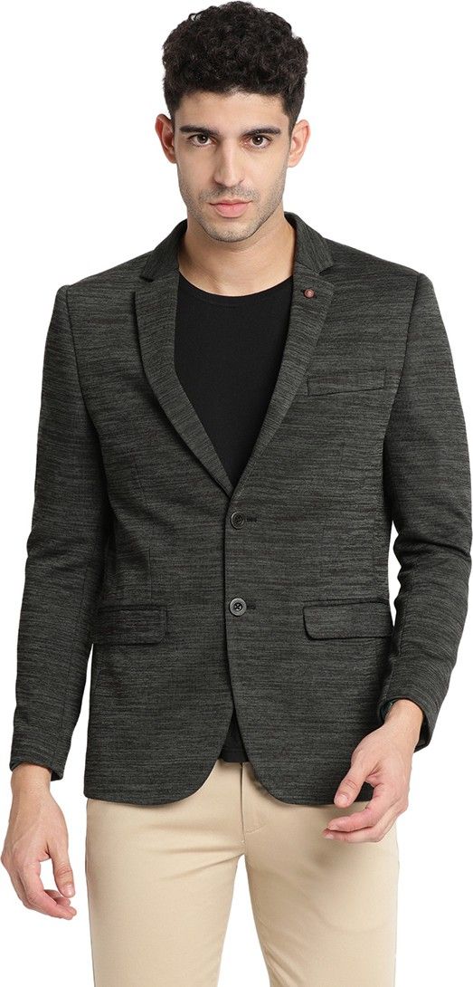 turtle Men Self Design Double Breasted Festive & Wedding Blazer-picture-26