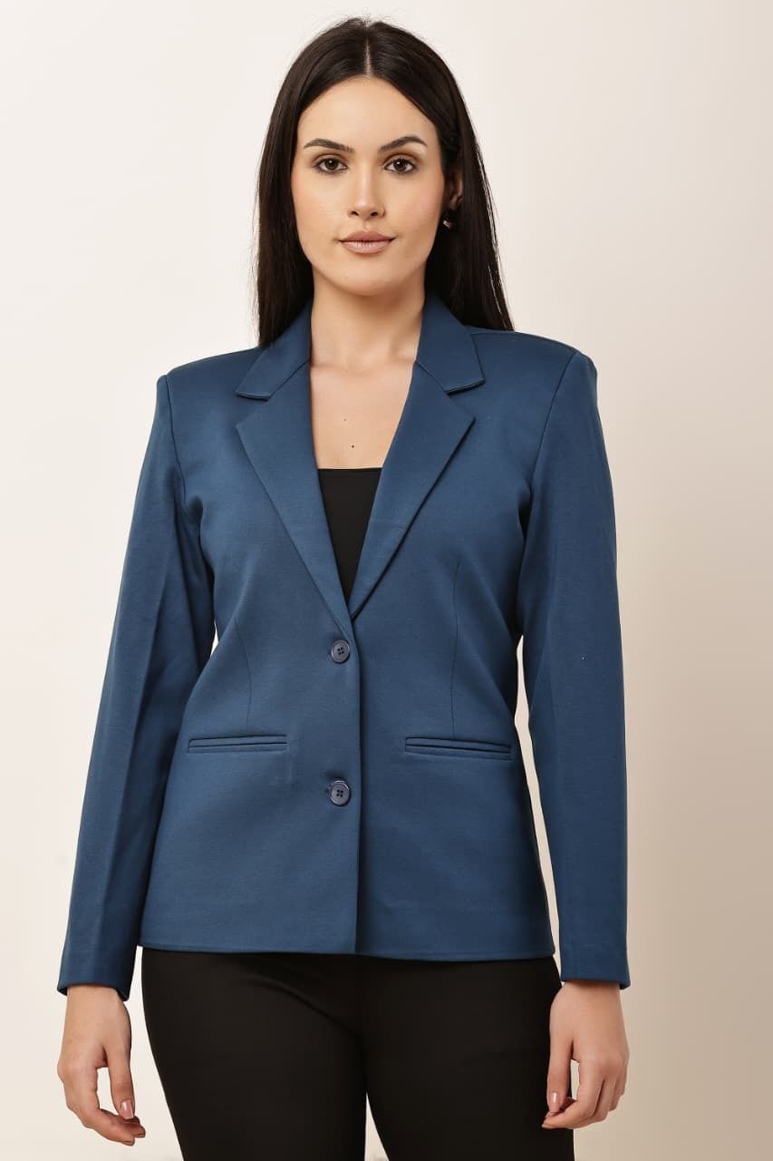 astiva Women Solid Single Breasted Casual, Formal, Festive, Lounge Wear, Wedding Blazer-picture-29