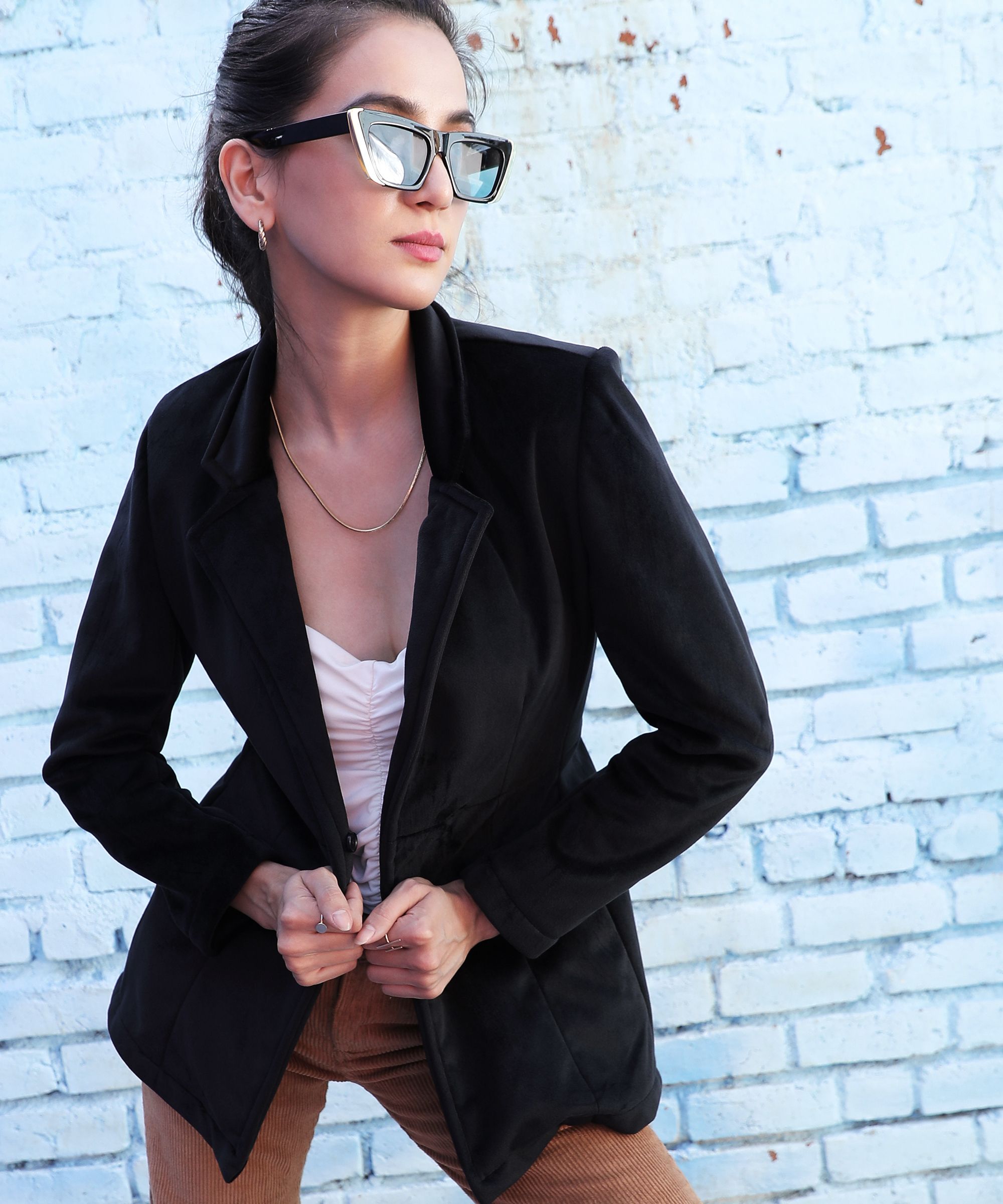 pinacolada Women Solid Double Breasted Casual Blazer-picture-15