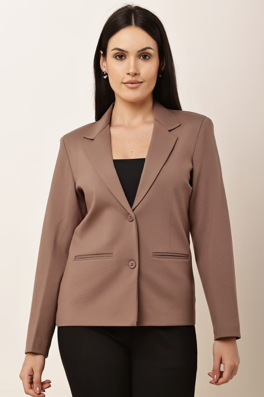 astiva Women Solid Single Breasted Casual, Formal, Festive, Lounge Wear, Wedding Blazer-picture-30