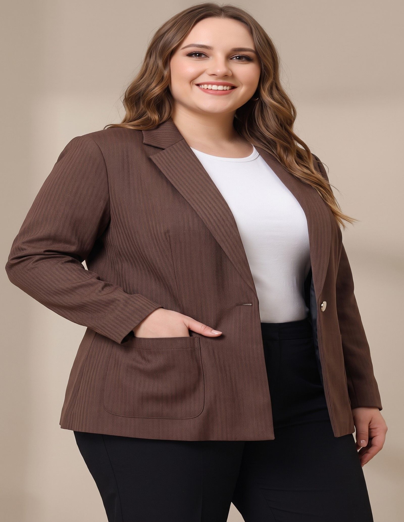perfect productions Women Solid Single Breasted Casual Blazer-picture-26
