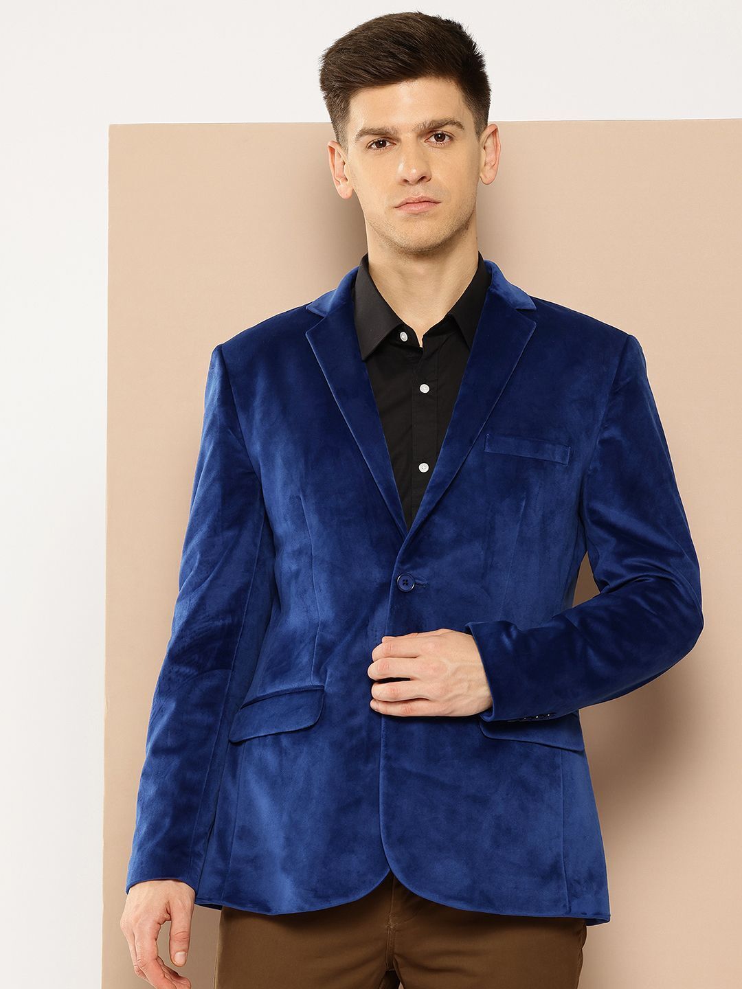 invictus Men Solid Single Breasted Party Blazer-picture-27