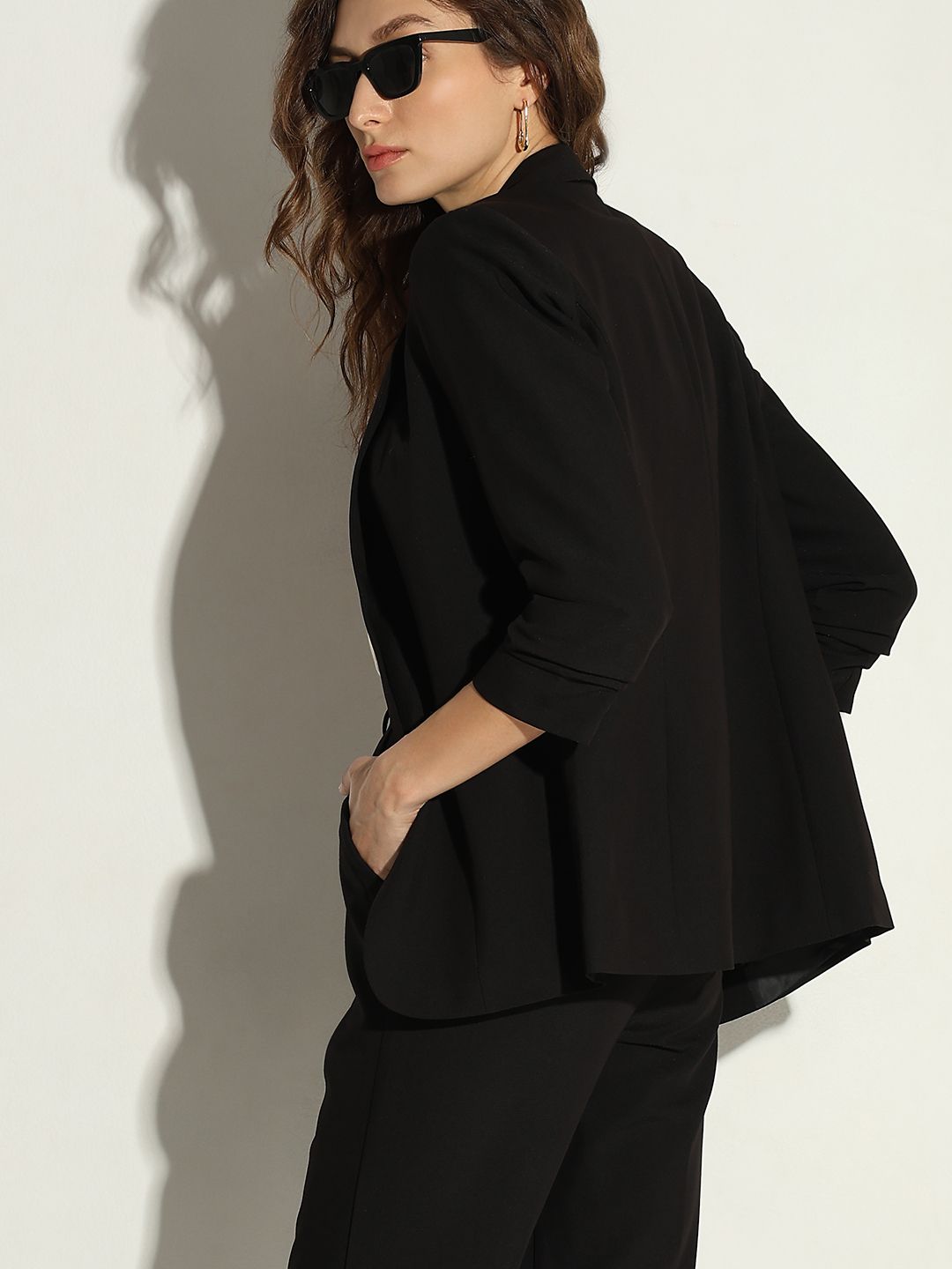 vero moda Women Solid Single Breasted Casual Blazer-picture-16