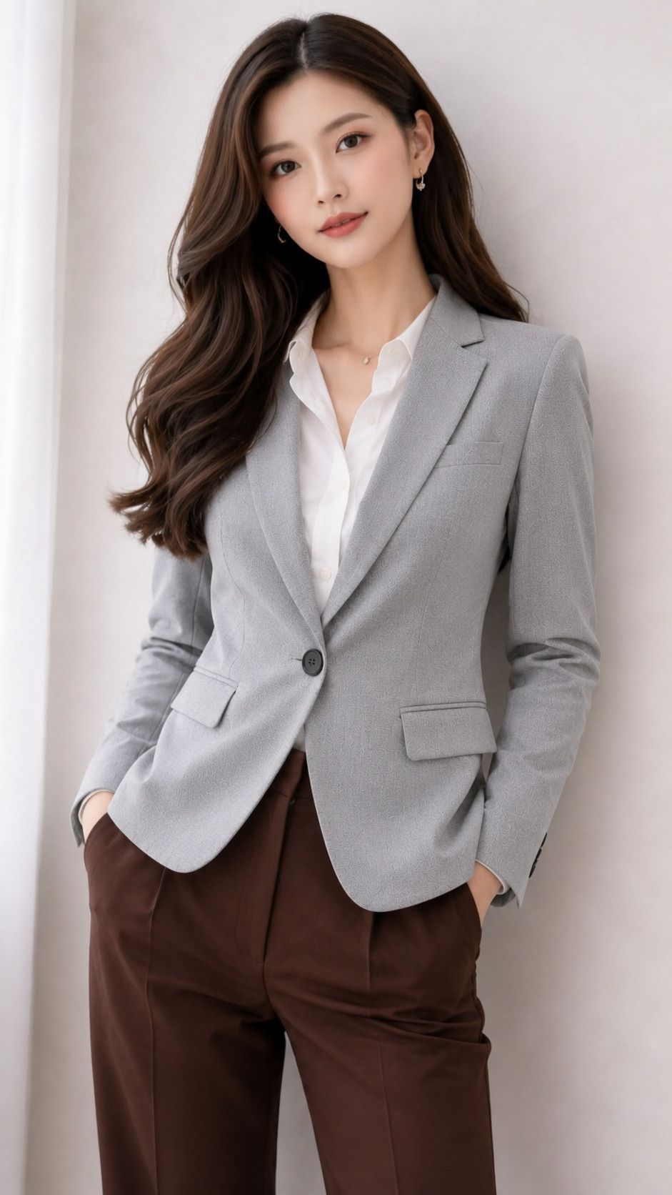 bhavya exports Women Solid Double Breasted Casual Blazer-picture-12