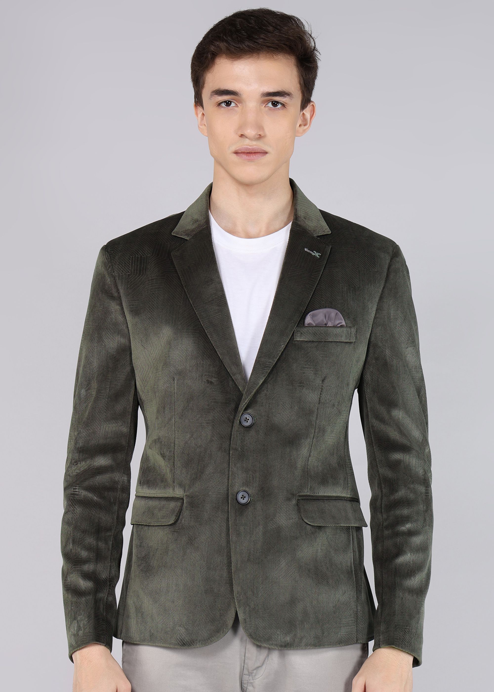 killer Men Printed Single Breasted Casual Blazer-picture-14