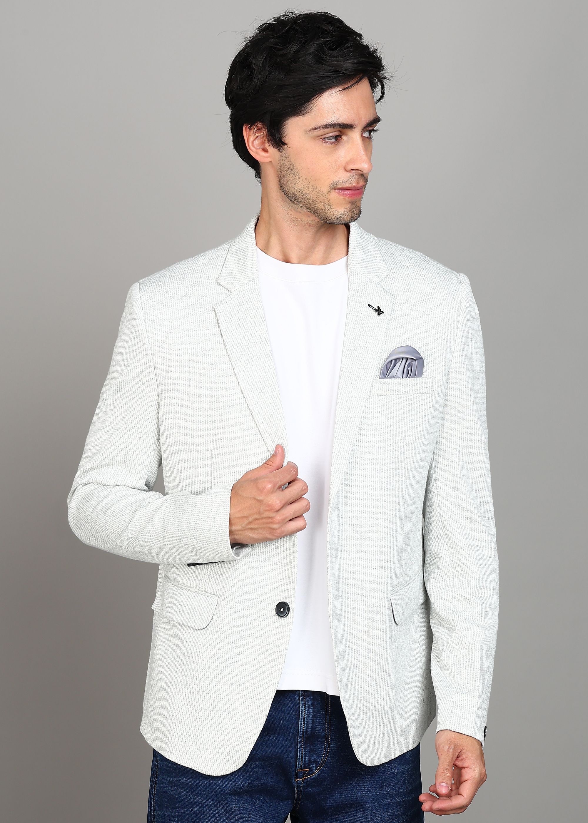 killer Men Striped Single Breasted Casual Blazer-picture-12