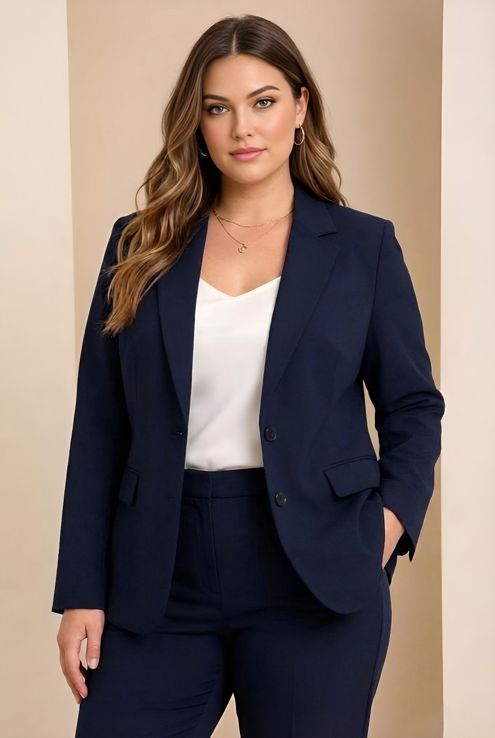 perfect productions Women Solid Single Breasted Casual Blazer-picture-34