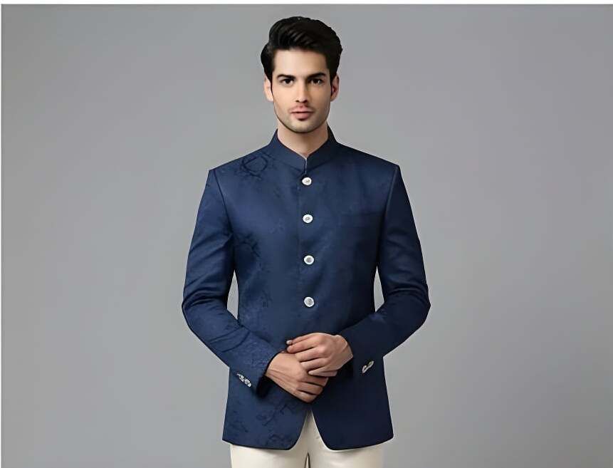 anju clothes Men Woven, Self Design Single Breasted Beach Wear, Casual, Festive, Festive & Wedding, Formal, Lounge Wear, Party, Sports, Wedding Blazer-picture-21