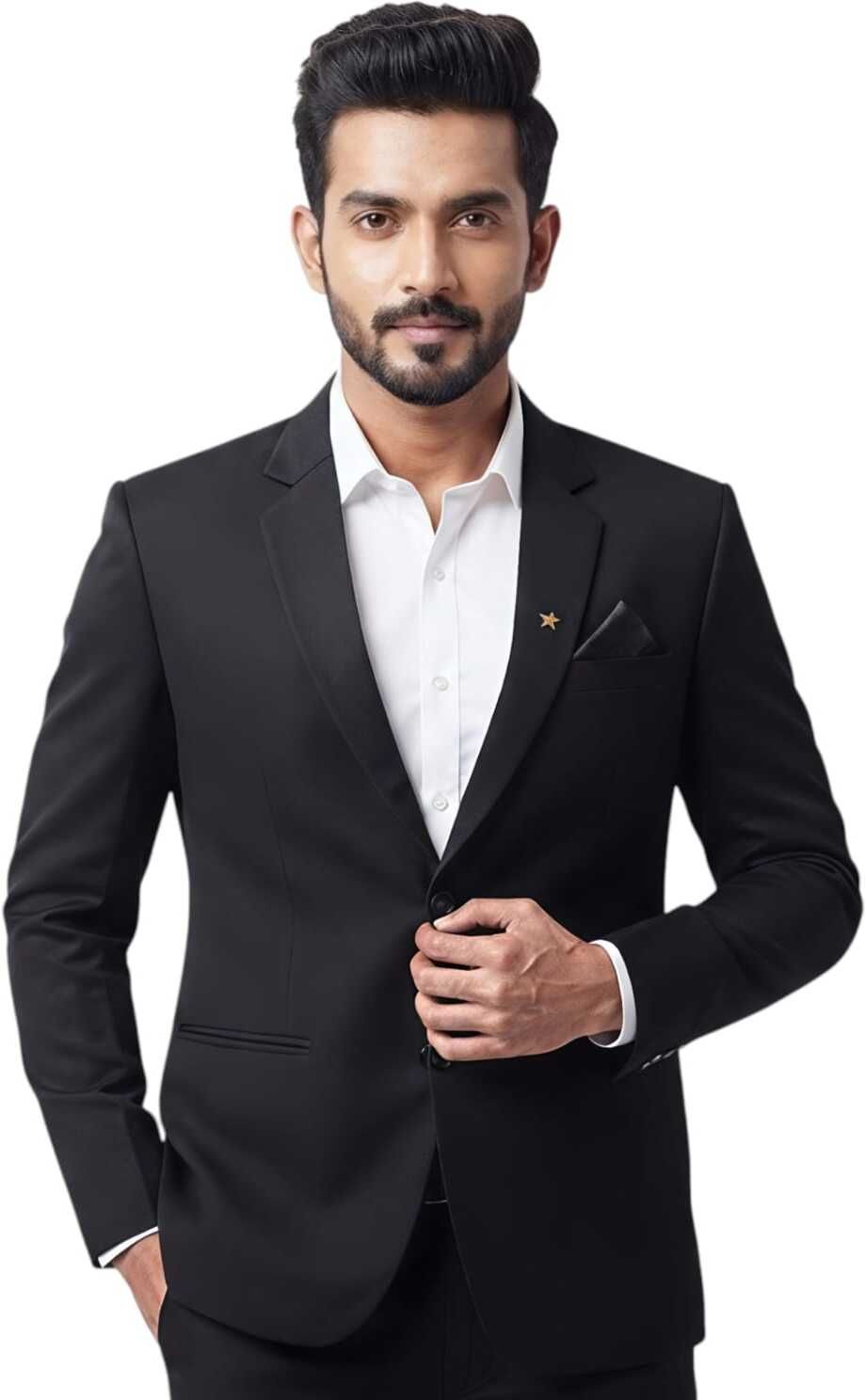 svm Men Solid Single Breasted Beach Wear, Casual, Festive, Festive & Wedding, Formal, Lounge Wear, Party, Sports, Wedding Blazer-picture-10