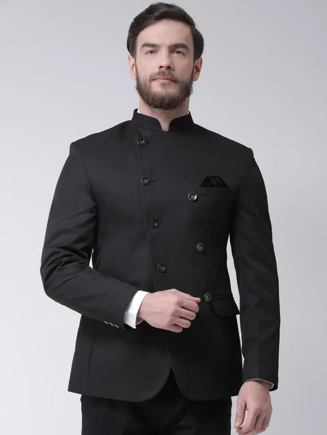 ontop fashion Men Solid Double Breasted Casual, Beach Wear, Festive, Festive & Wedding, Party, Lounge Wear, Formal Blazer-picture-25