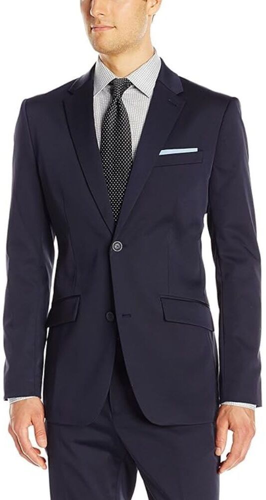 risani Men Solid Single Breasted Formal Blazer-picture-14